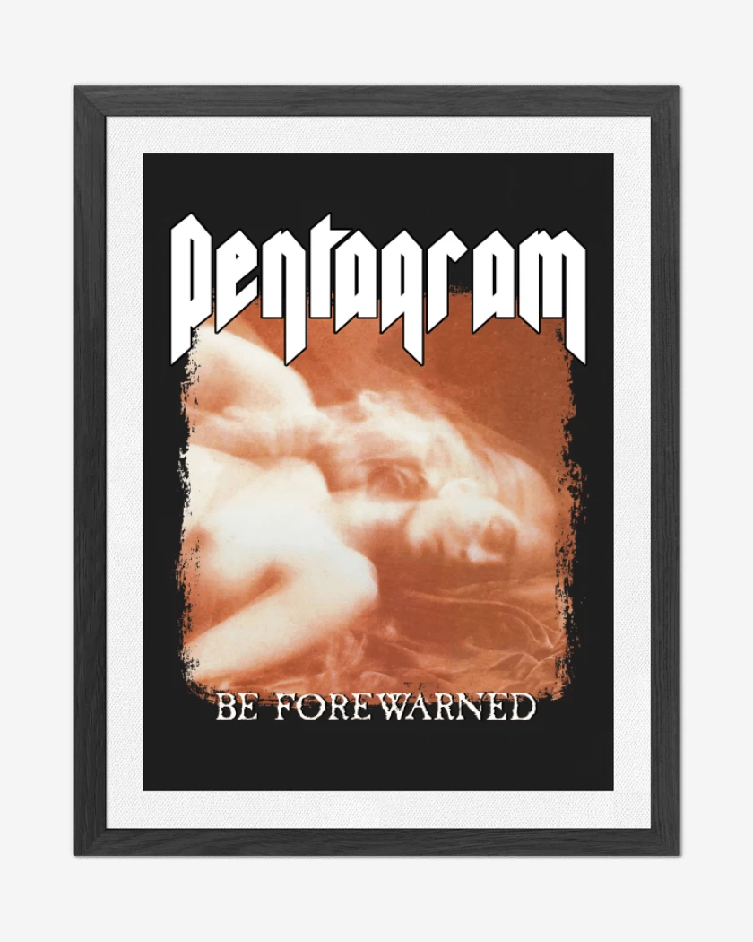 Cuadro decorativo Negro de Pentagram Be Forewarned