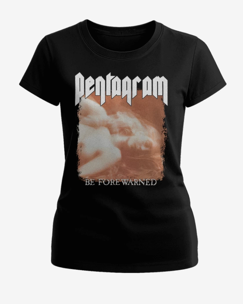 Polera de Mujer Negro de Pentagram Be Forewarned