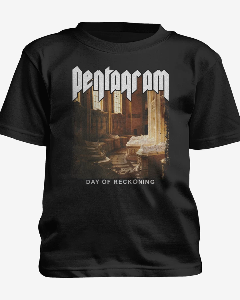 Polera de niño Negro de Pentagram Day of Reckoning