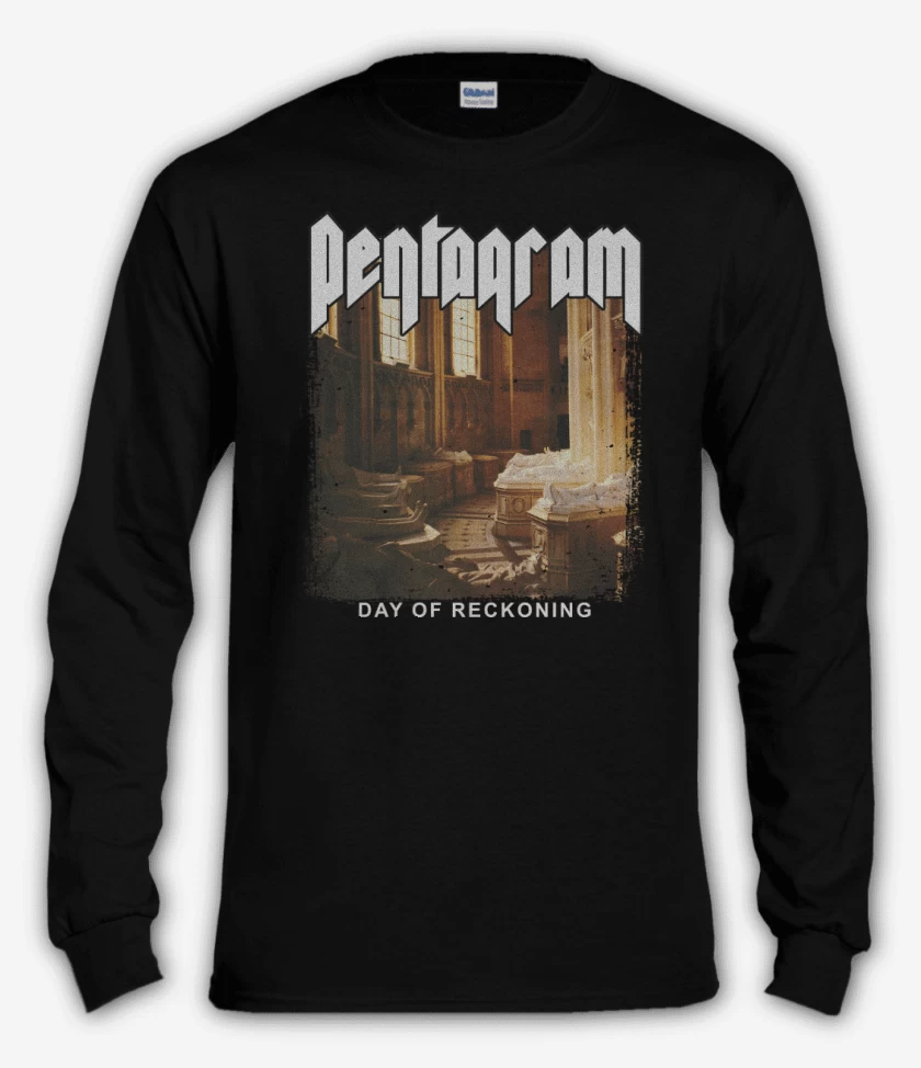 Polera manga larga Negro de Pentagram Day of Reckoning