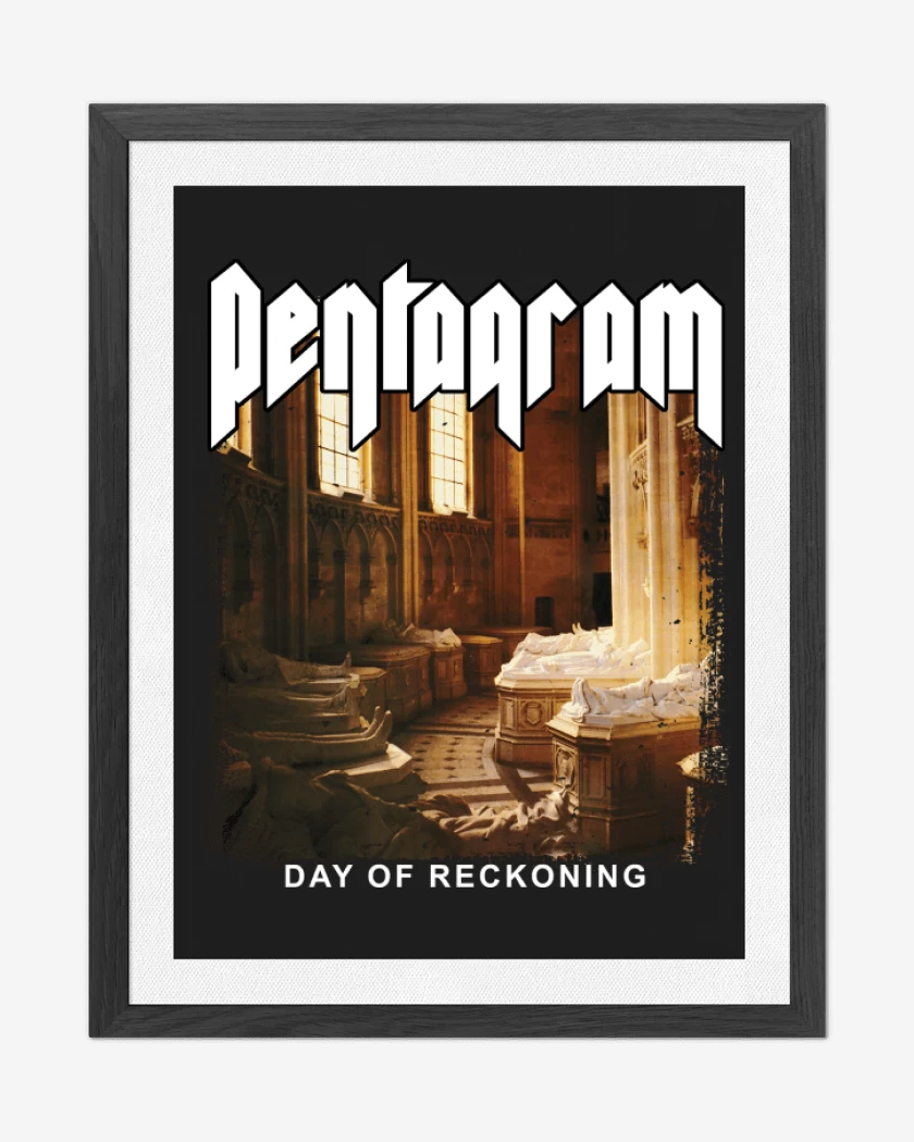 Cuadro decorativo Negro de Pentagram Day of Reckoning