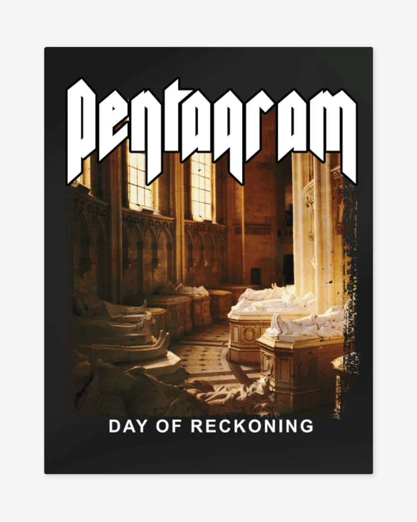 Print metalico Negro de Pentagram Day of Reckoning