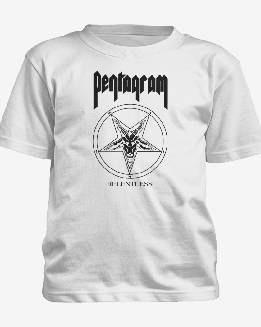 Polera de niño Blanco de Pentagram Relentless B