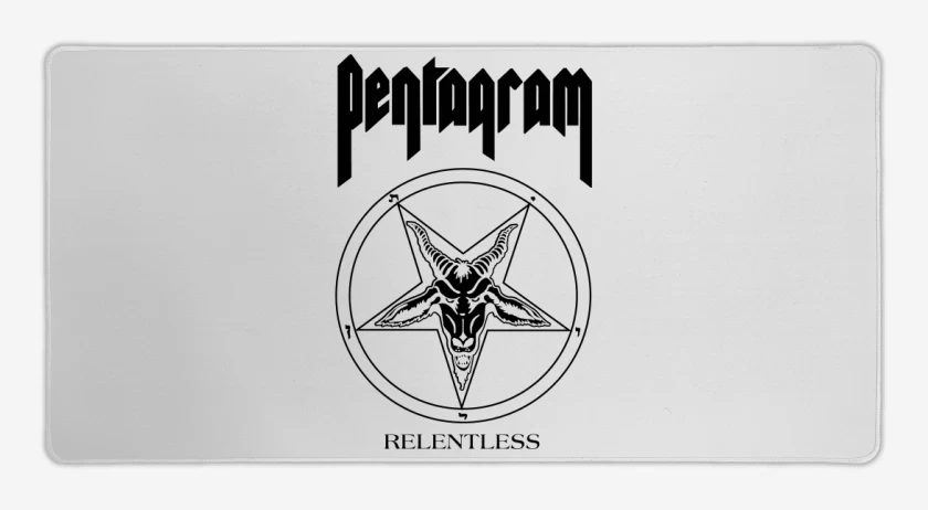 Mouse pad Gamer Blanco de Pentagram Relentless B