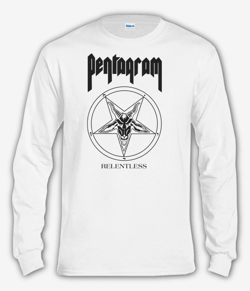 Polera manga larga Blanco de Pentagram Relentless B