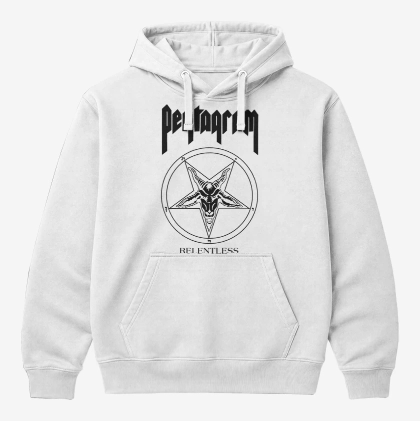 Polerón Canguro Blanco de Pentagram Relentless B