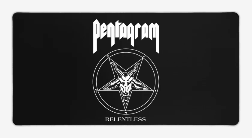 Mouse pad Gamer Negro de Pentagram Relentless