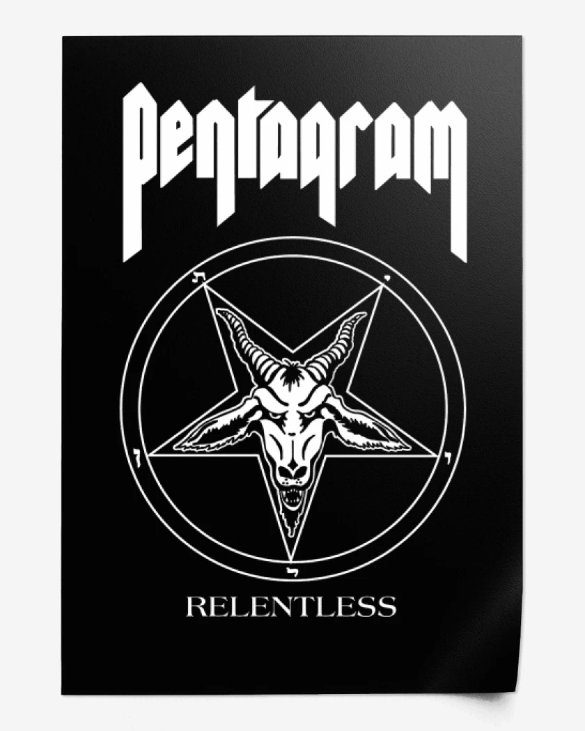 Print Pentagram Relentless