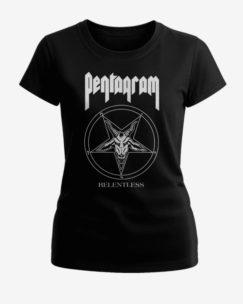 Polera de Mujer Negro de Pentagram Relentless