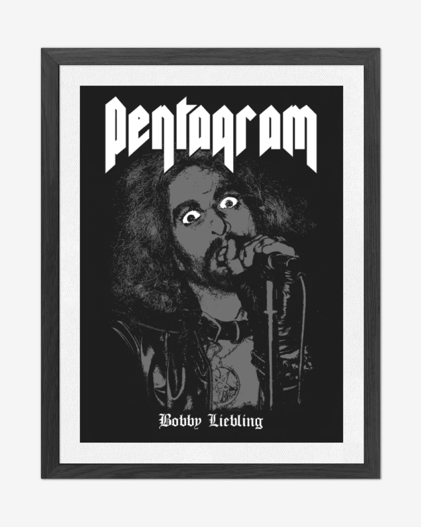 Cuadro decorativo Negro de Pentagram Bobby Liebling