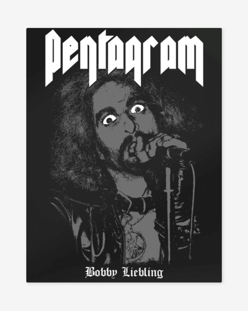 Print metalico Negro de Pentagram Bobby Liebling