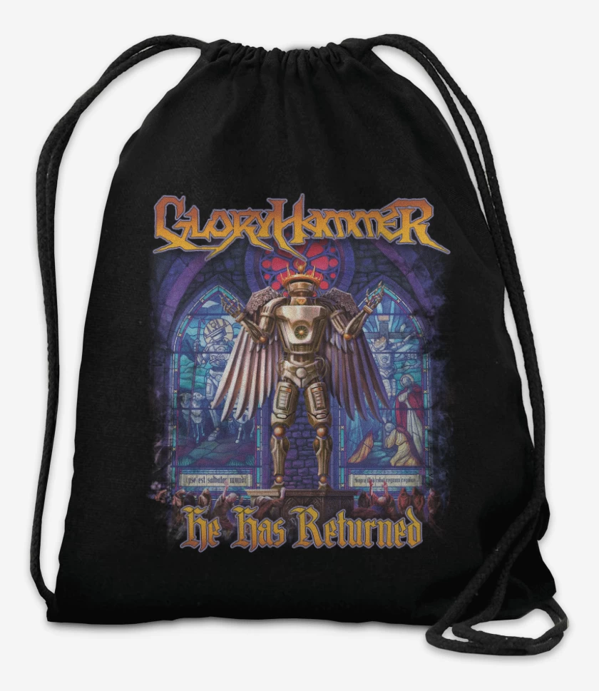 Mochila Negro de Gloryhammer He Has Returned