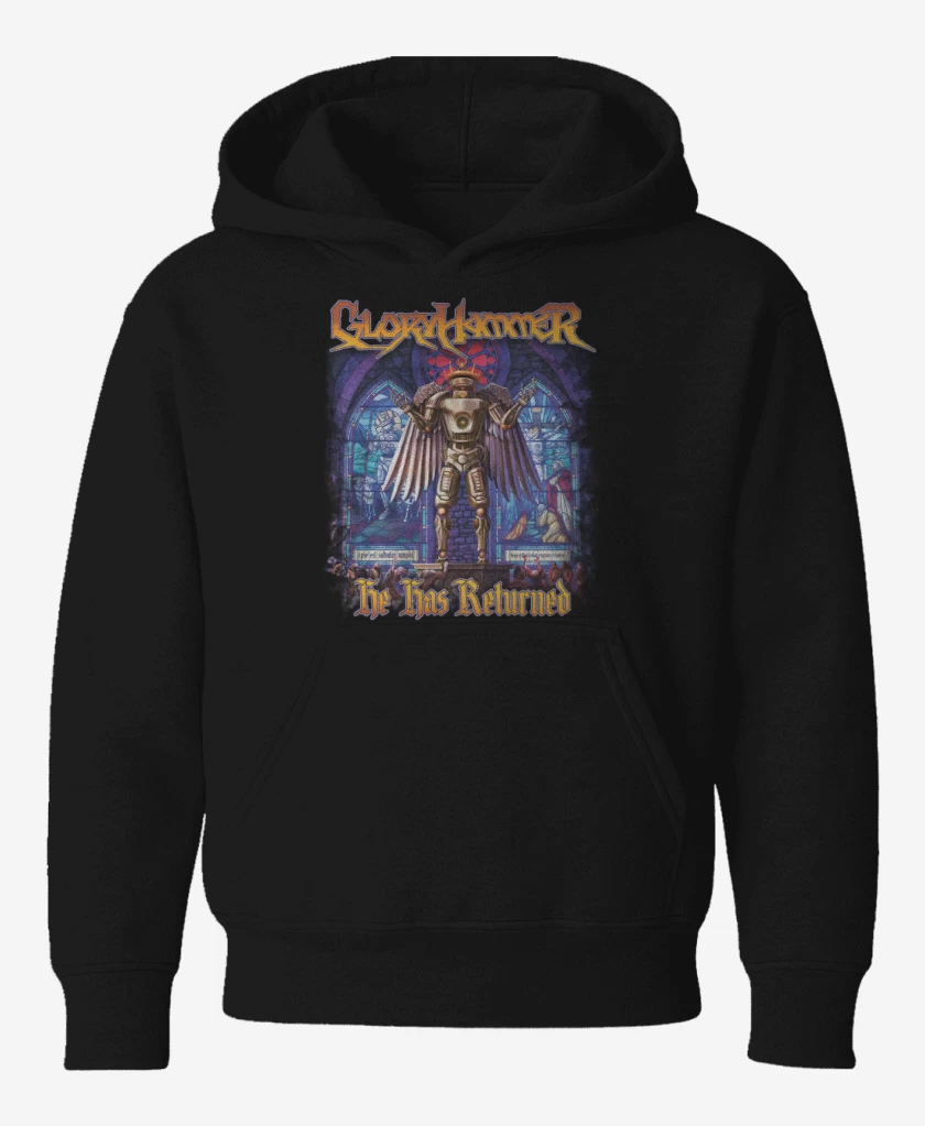 Poleron de niño Negro de Gloryhammer He Has Returned