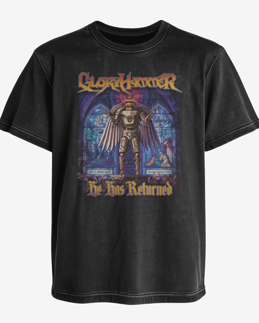 Polera desgastada Gloryhammer He Has Returned