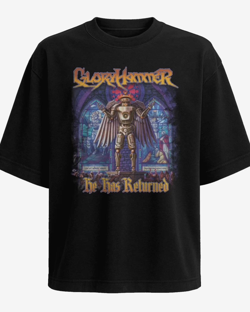 Polera Oversize Gloryhammer He Has Returned