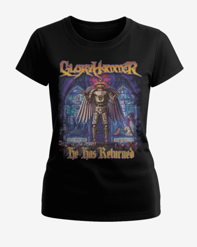 Polera de Mujer Negro de Gloryhammer He Has Returned