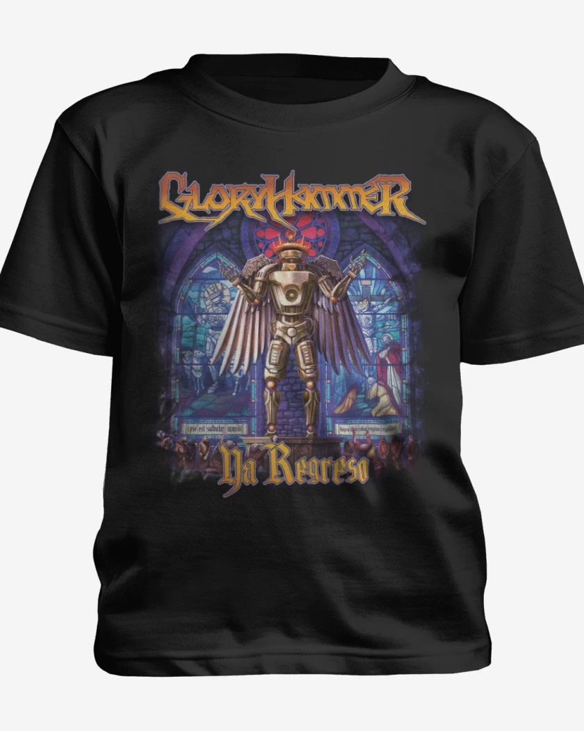 Polera de niño Negro de Gloryhammer Ya regresó