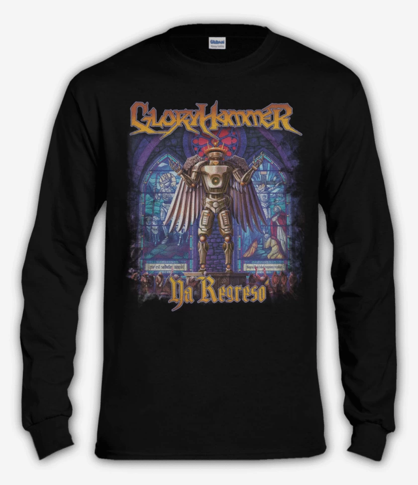 Polera manga larga Negro de Gloryhammer Ya regresó