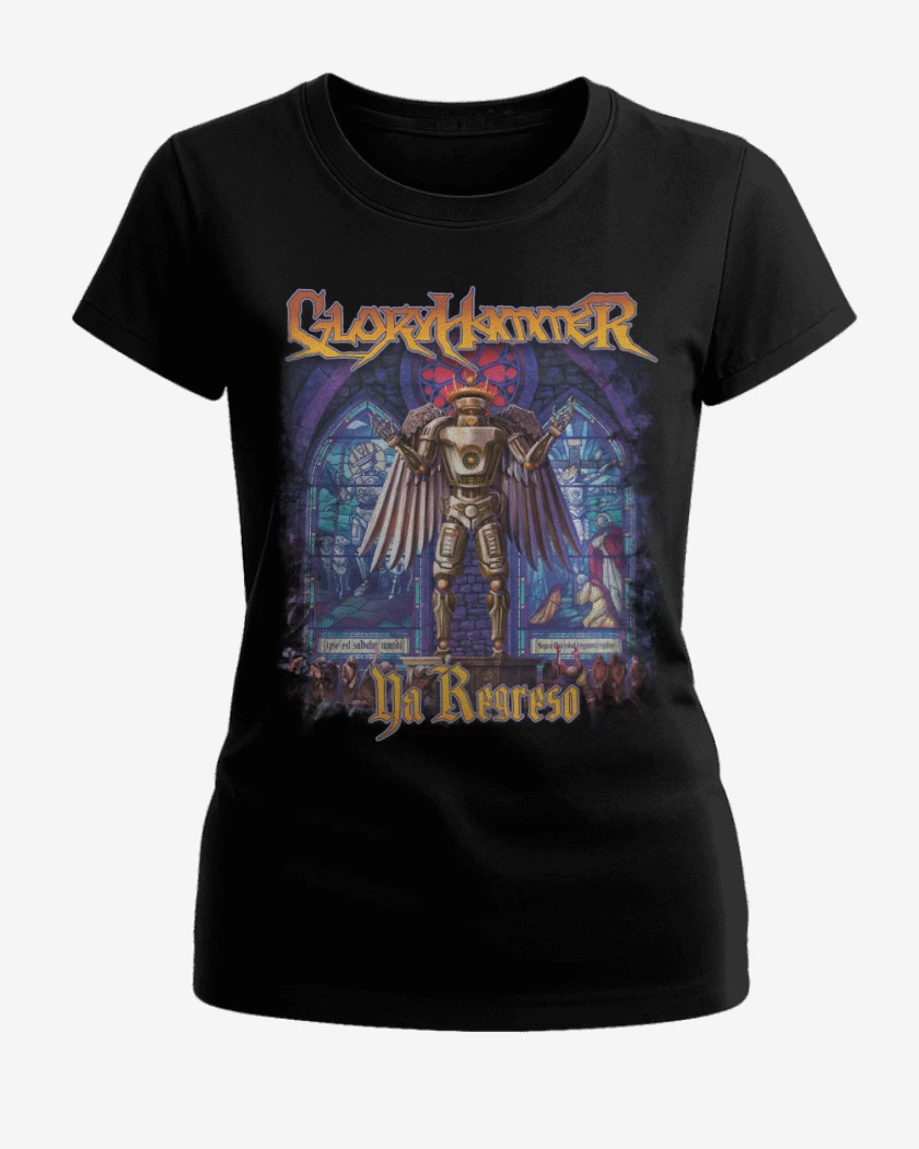 Polera de Mujer Negro de Gloryhammer Ya regresó