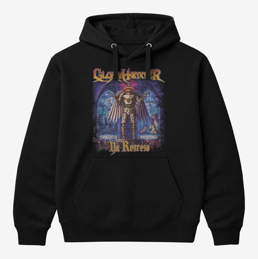 Polerón Canguro Negro de Gloryhammer Ya regresó