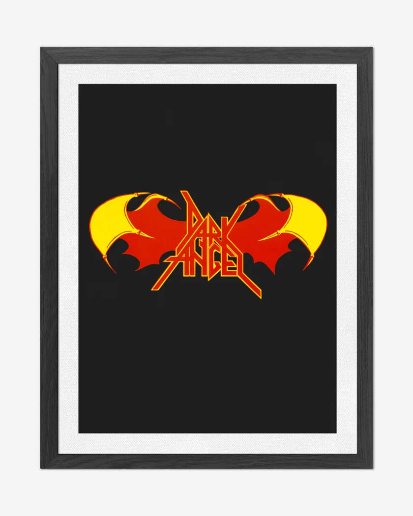 Cuadro decorativo Negro de Dark Angel Logo I