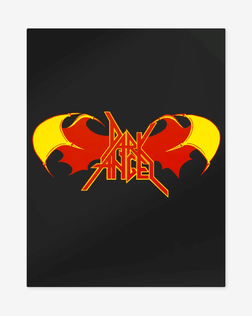 Print metalico Negro de Dark Angel Logo I