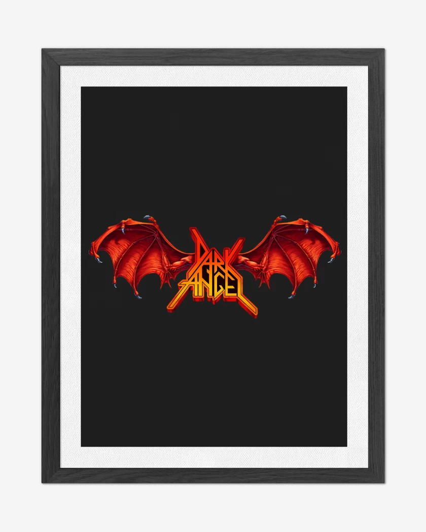 Cuadro decorativo Negro de Dark Angel Logo II