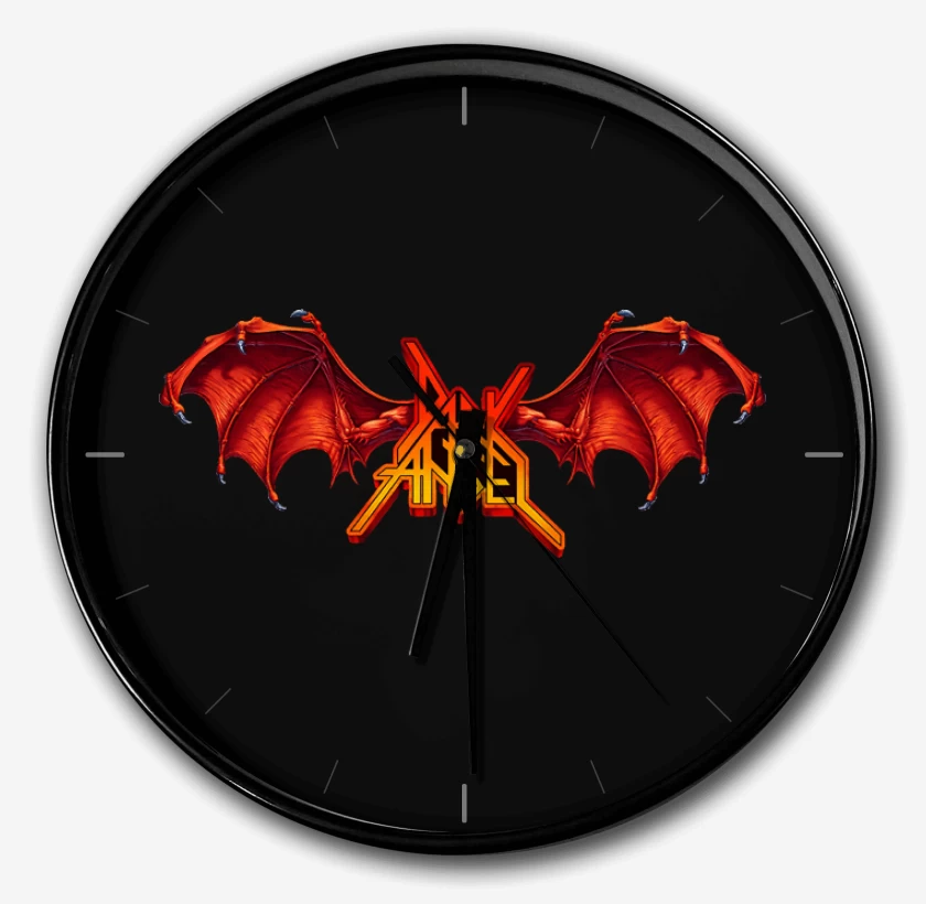 Reloj Negro de Dark Angel Logo II