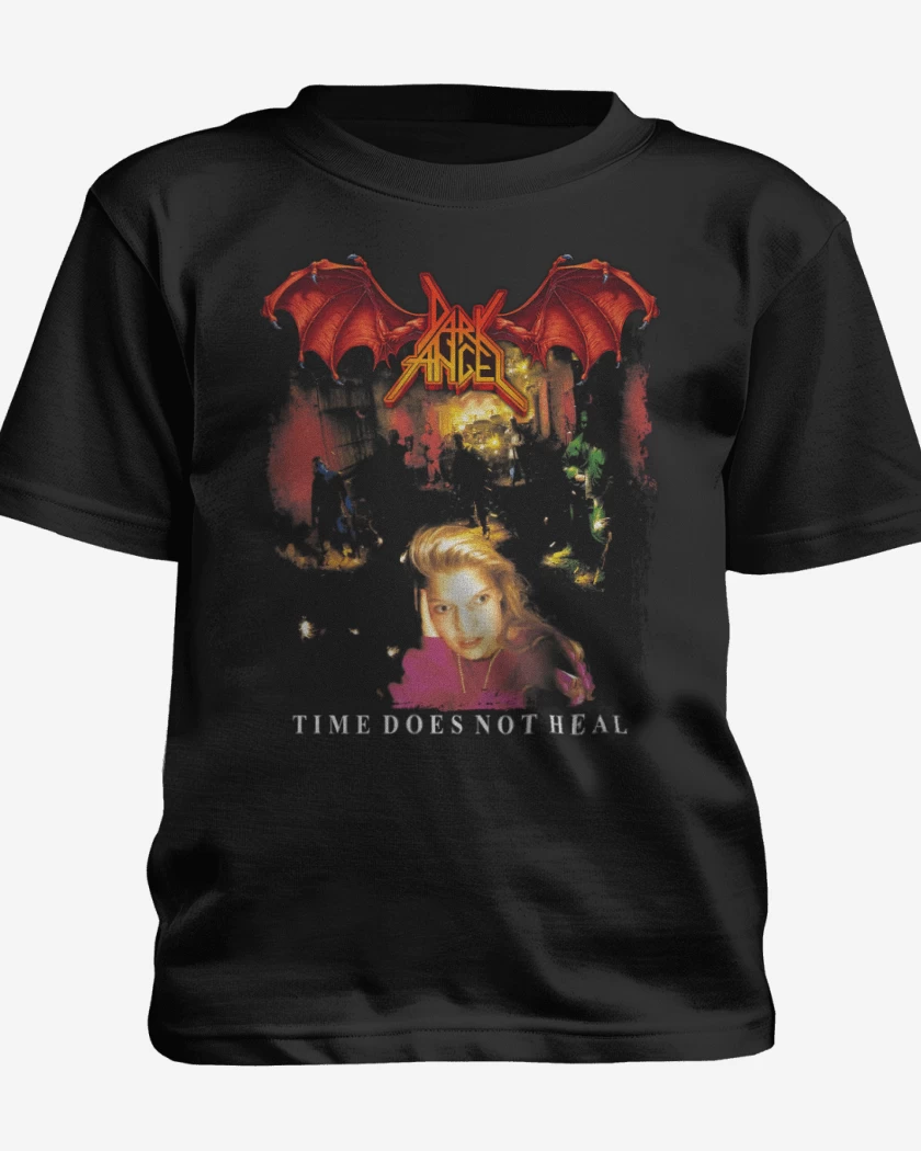 Polera de niño Negro de Dark Angel Time Does Not Heal
