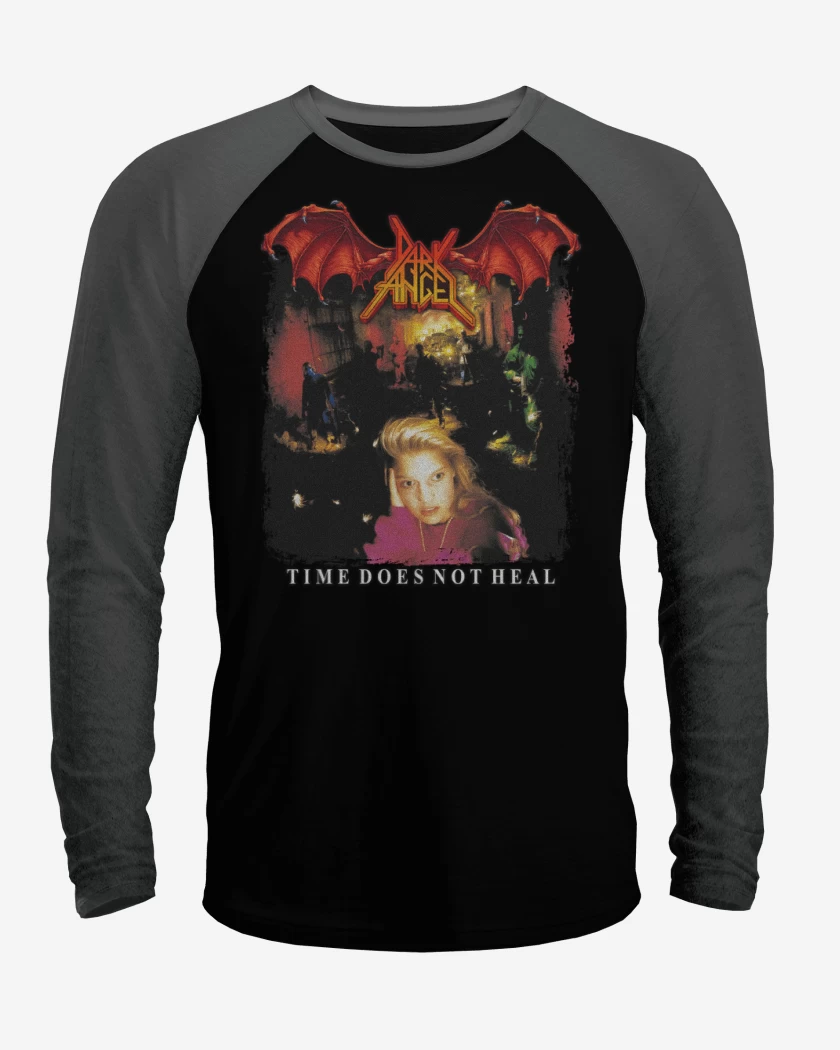 Polera Raglan Dark Angel Time Does Not Heal
