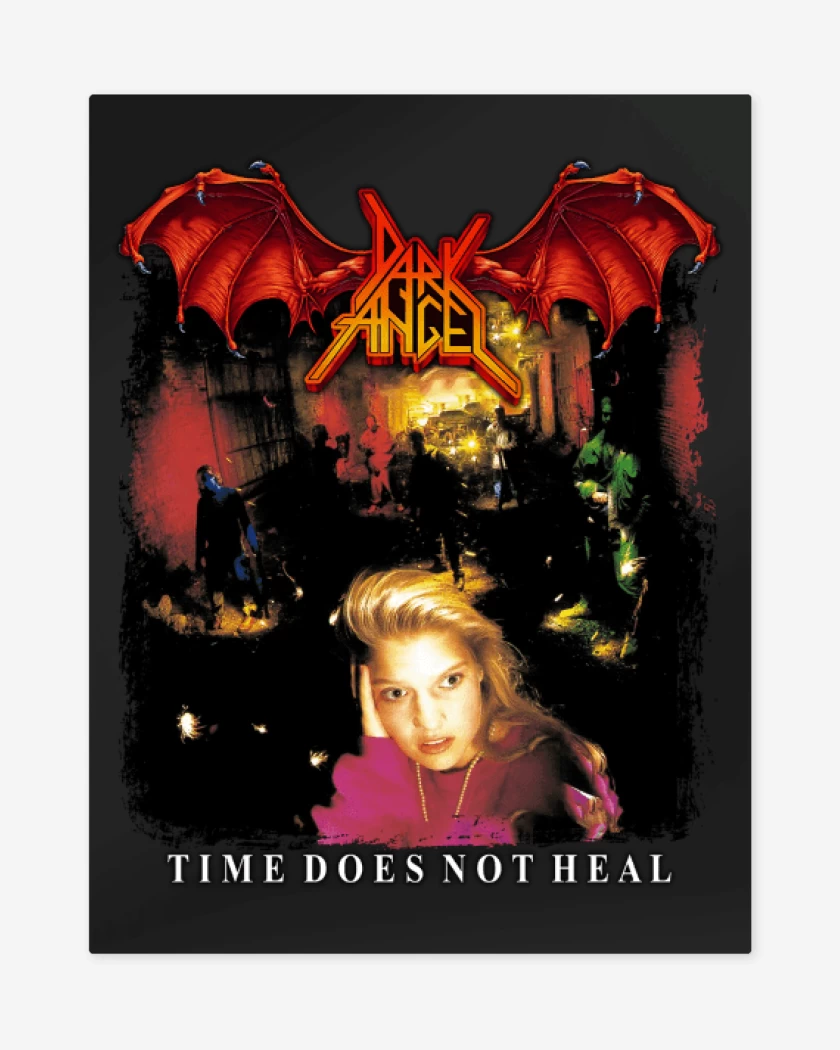 Print metalico Negro de Dark Angel Time Does Not Heal