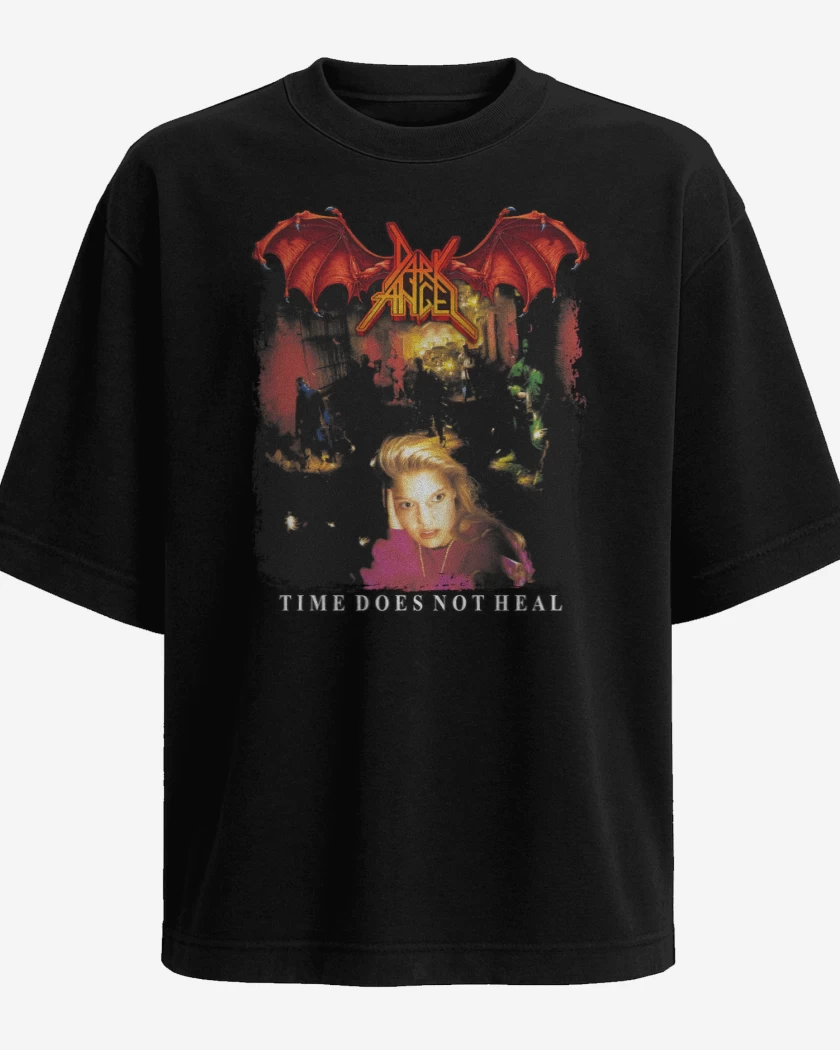 Polera Oversize Dark Angel Time Does Not Heal
