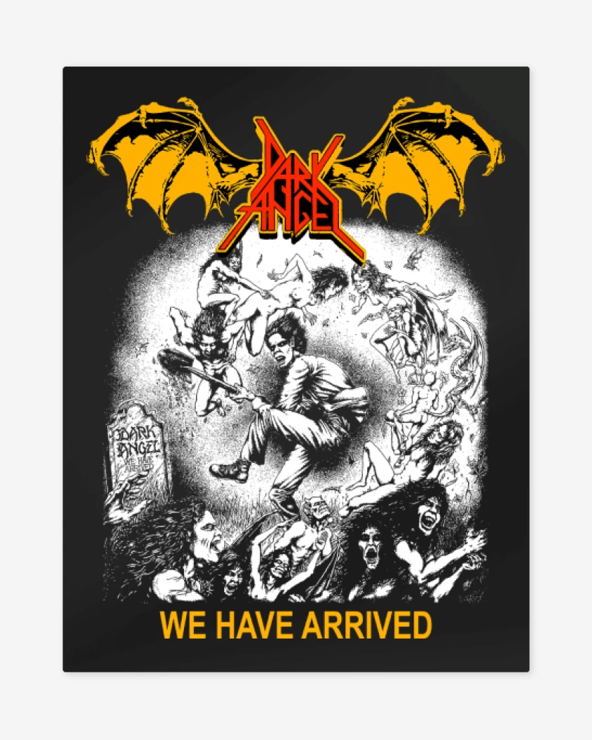 Print metalico Negro de Dark Angel We Have Arrived