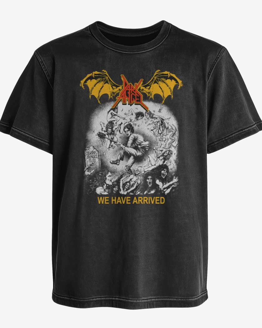 Polera desgastada Dark Angel We Have Arrived