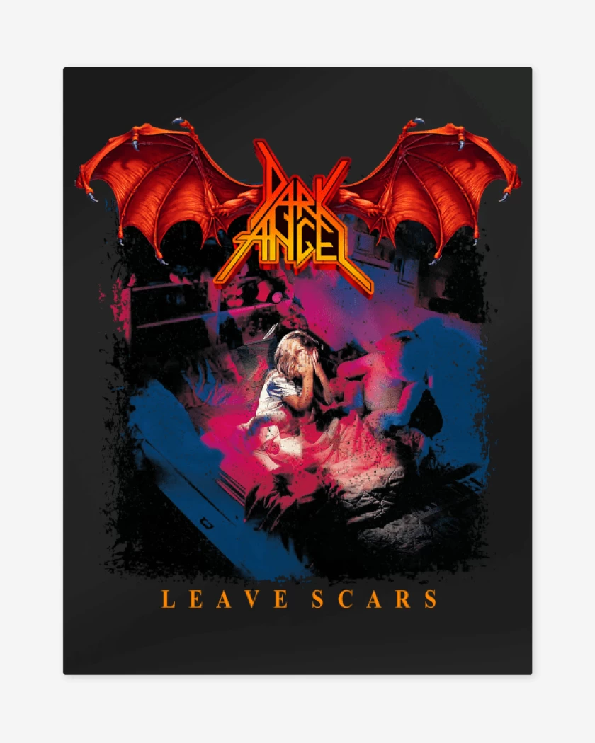 Print metalico Negro de Dark Angel Leave Scars