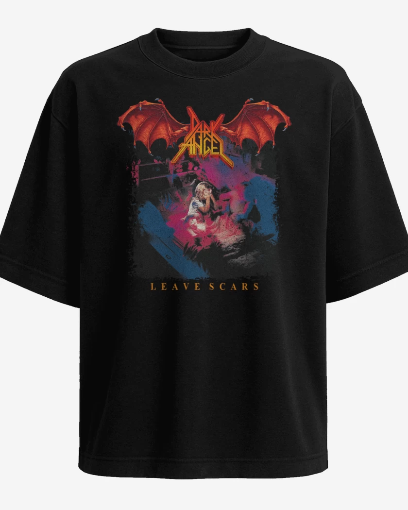 Polera Oversize Dark Angel Leave Scars