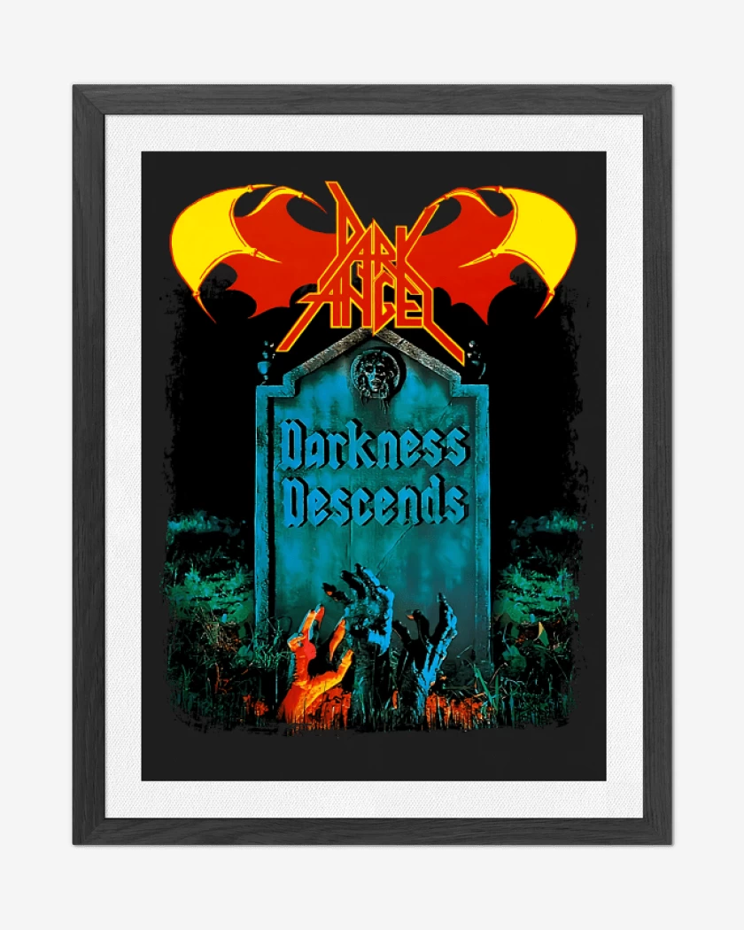 Cuadro decorativo Negro de Dark Angel Darkness Descends