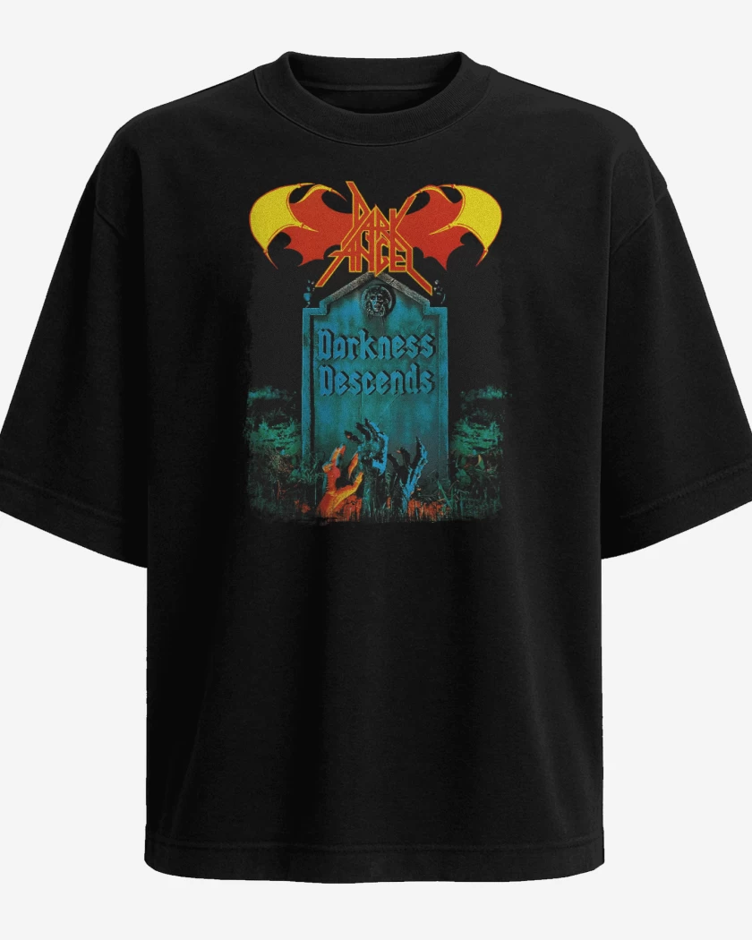 Polera Oversize Dark Angel Darkness Descends