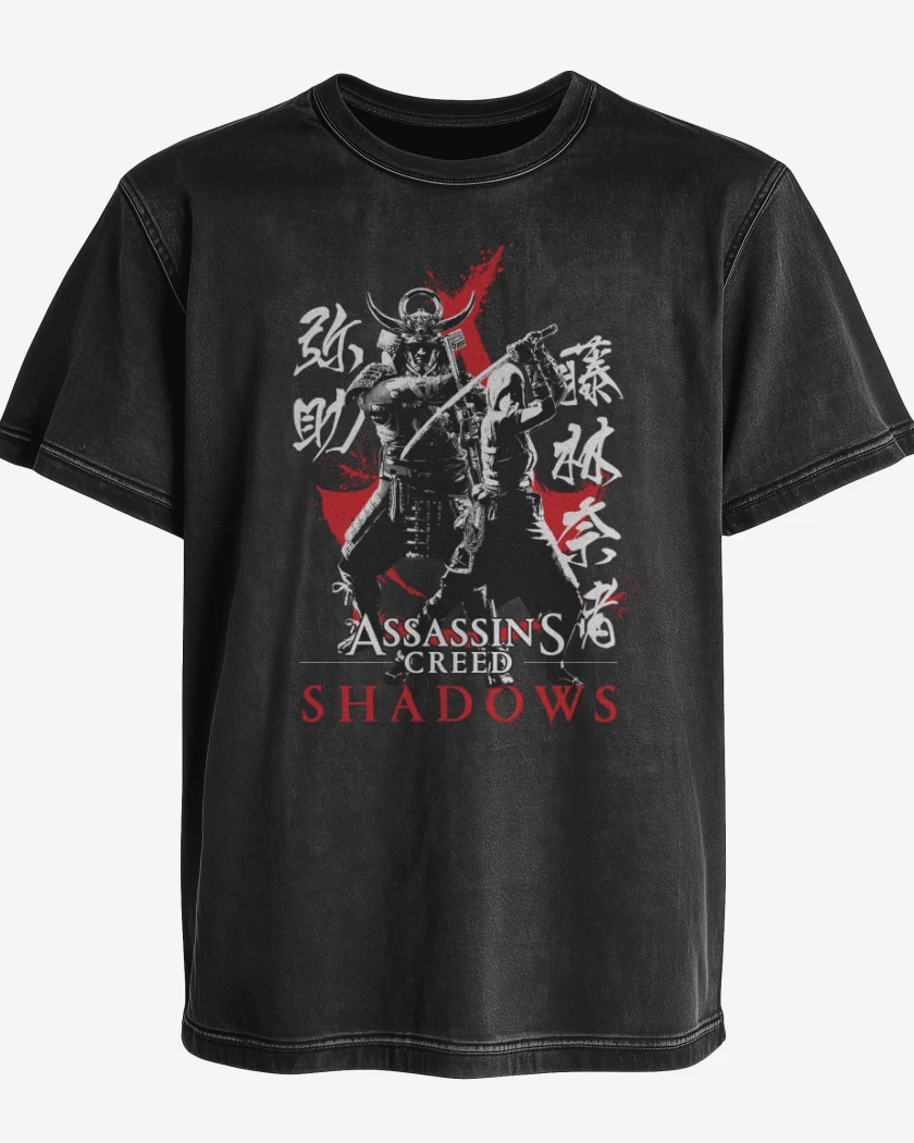 Polera desgastada Asassins Creed Shadows