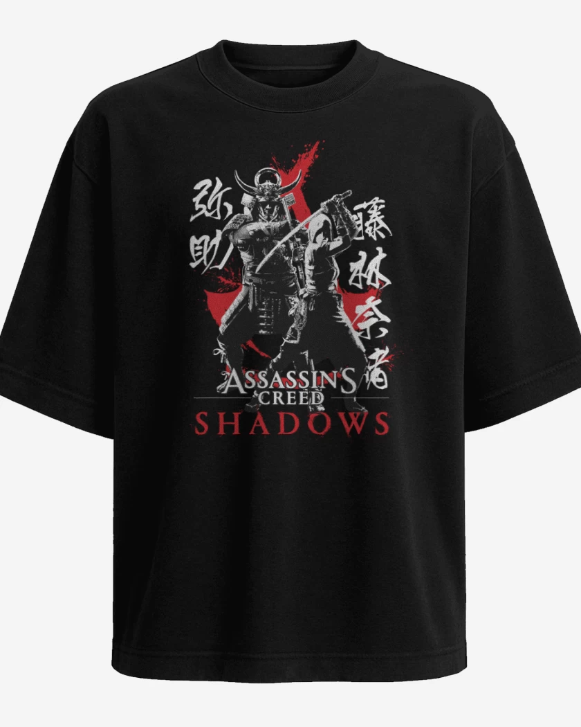 Polera Oversize Asassins Creed Shadows