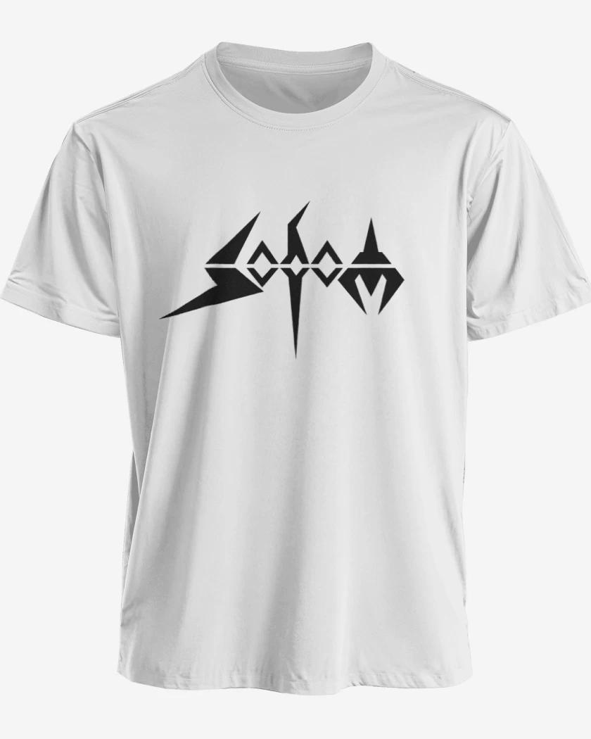 Polera premium Blanco de Sodom Logo B