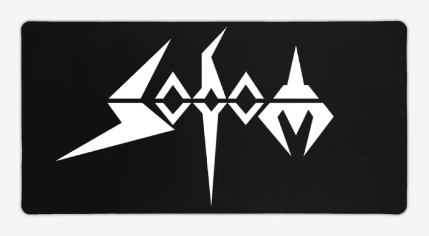 Mouse pad Gamer Negro de Sodom Logo N