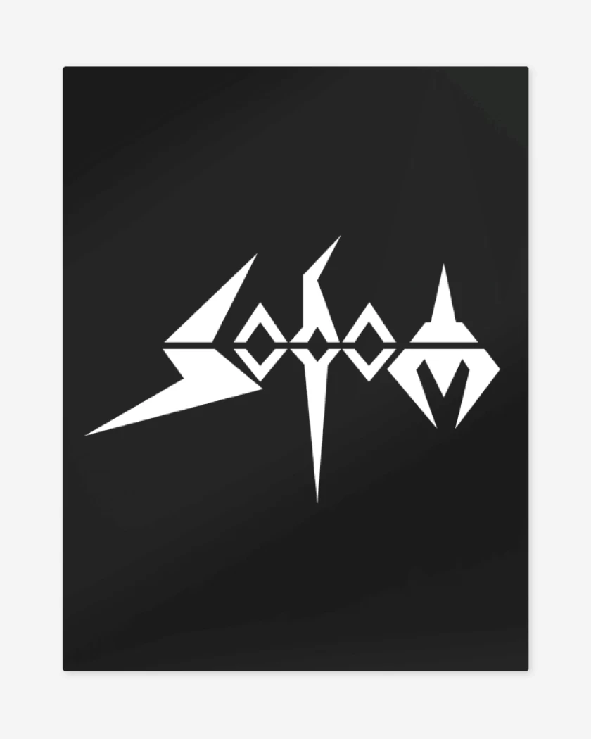 Print metalico Sodom Logo N