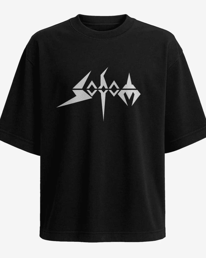 Polera Oversize Sodom Logo N