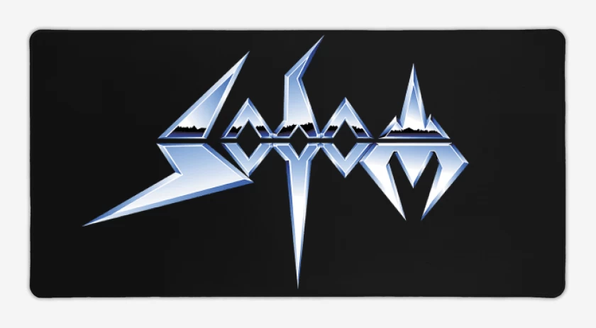 Mouse pad Gamer Negro de Sodom Logo v2