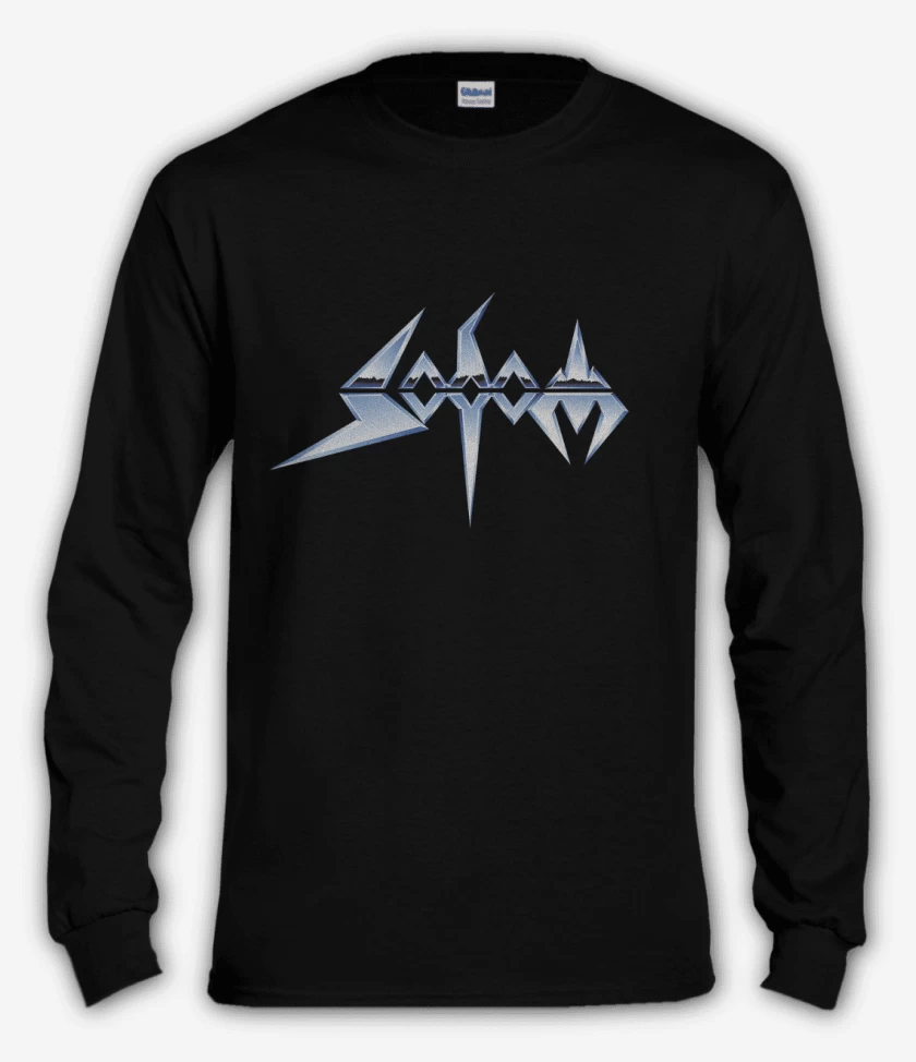 Polera manga larga Sodom Logo v2