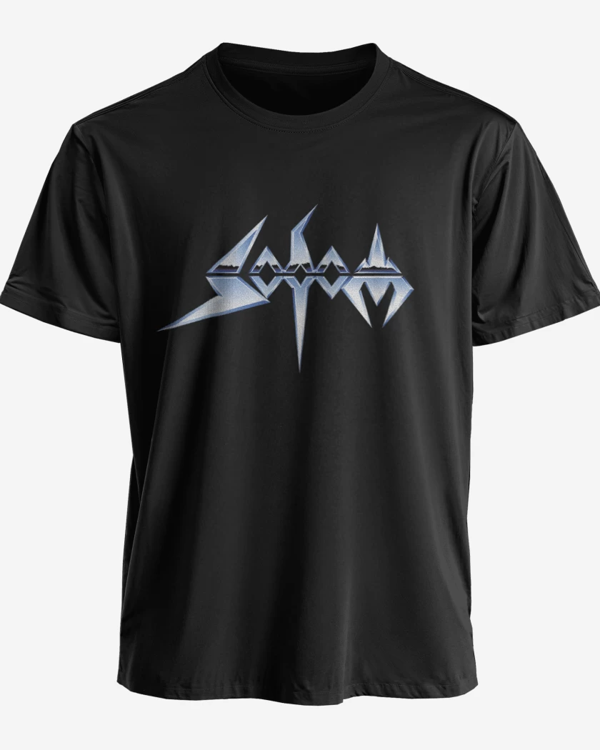Polera premium Negro de Sodom Logo v2