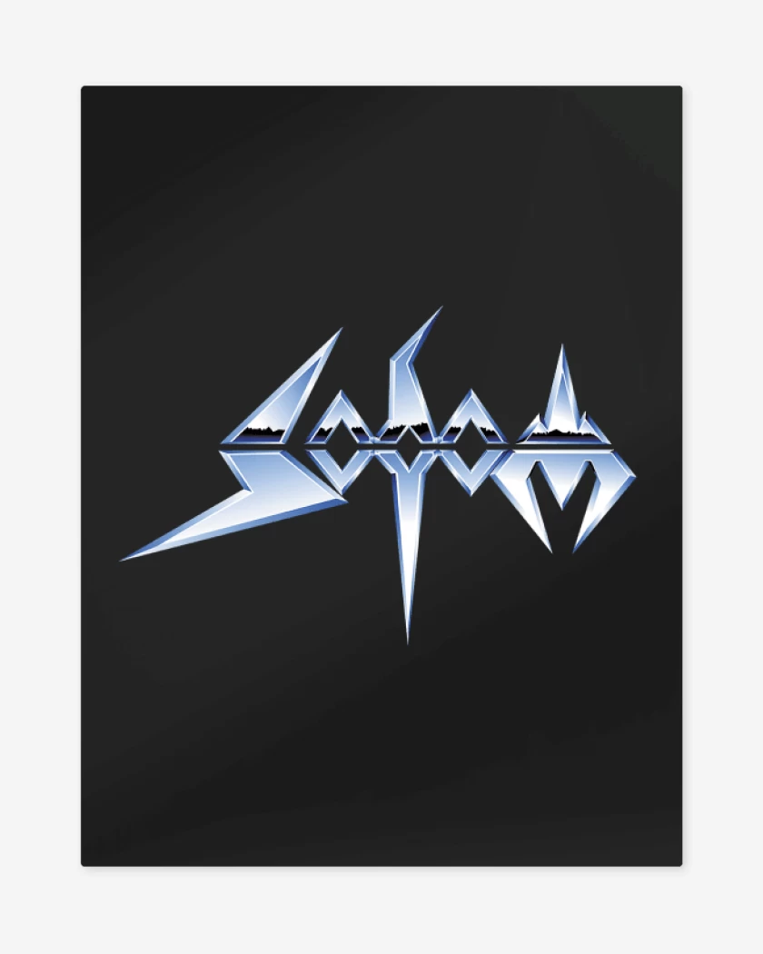 Print metalico Sodom Logo v2