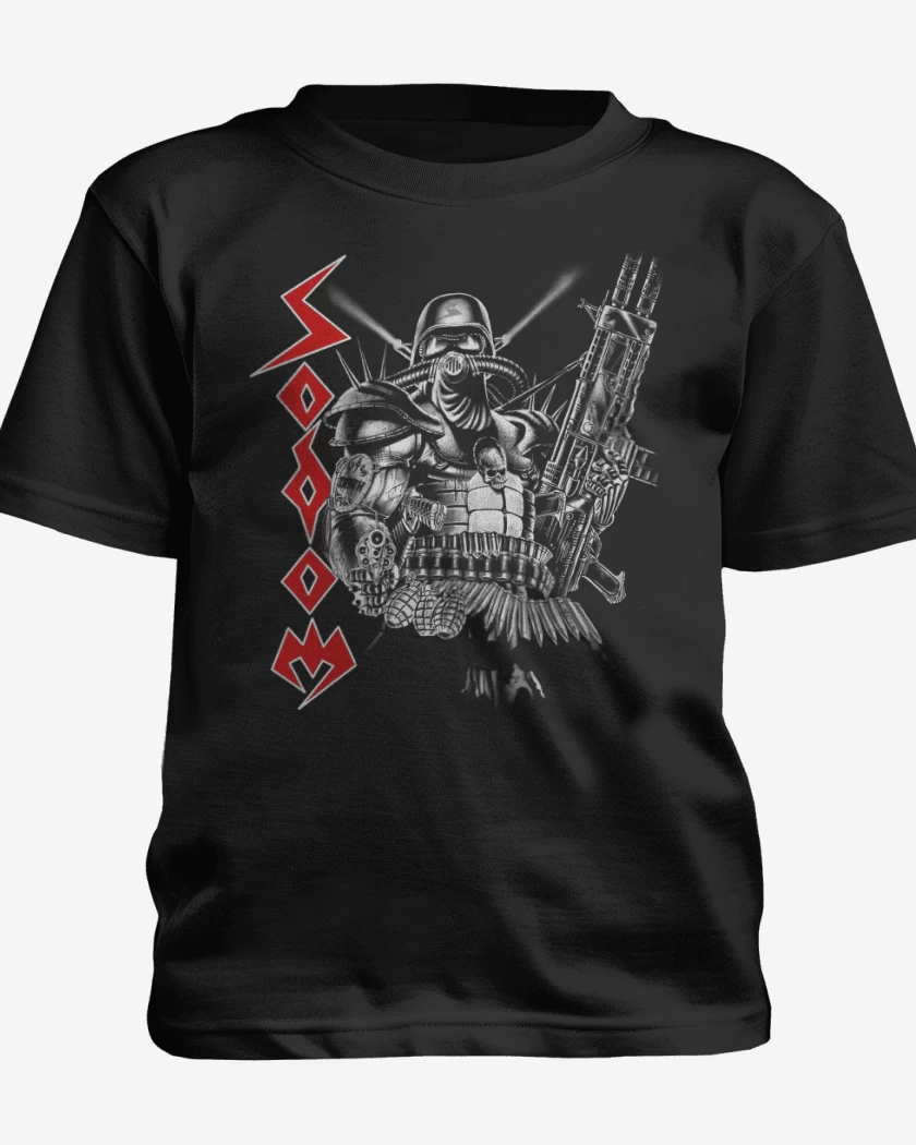Polera de niño Negro de Sodom Warrior