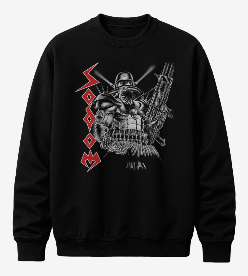 Poleron polo Sodom Warrior
